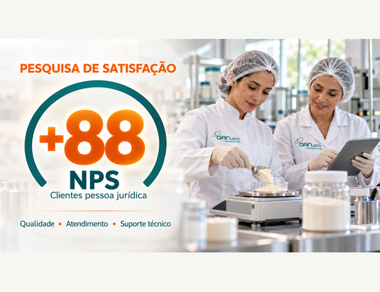 GANuttrir conquista NPS +88 e destaca a confiança dos clientes em seus produtos e serviços